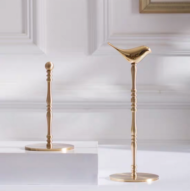 Brass Paper Towel Holder