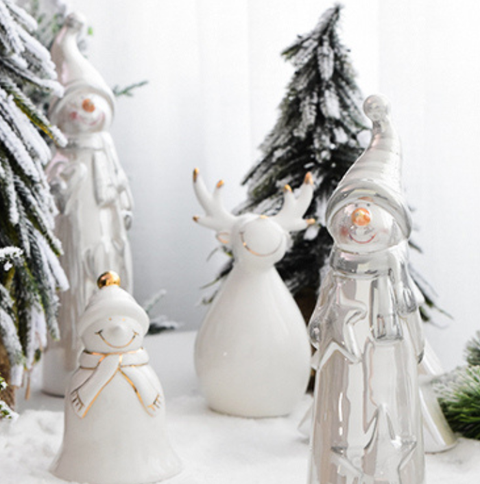 White Christmas Ornament