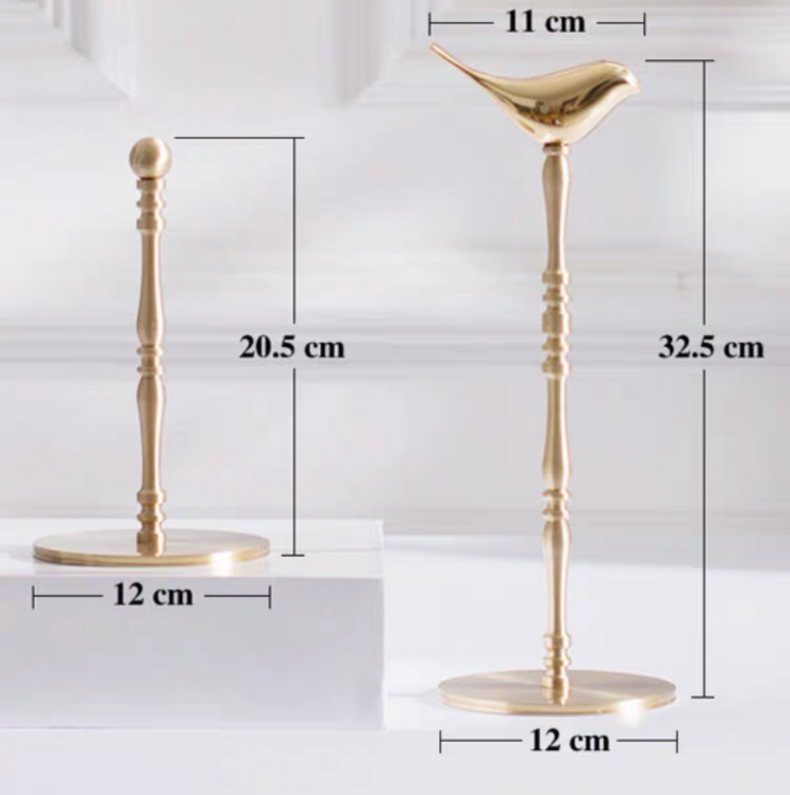 Brass Paper Towel Holder