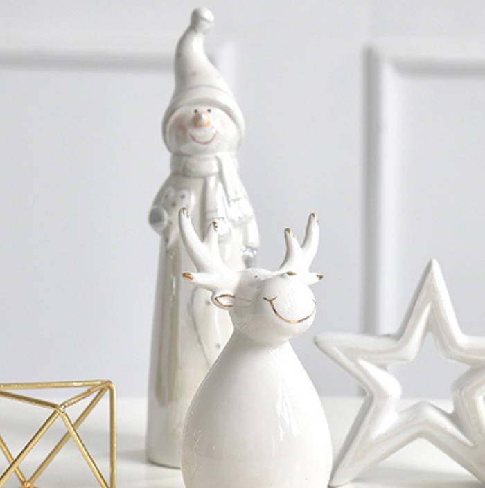 White Christmas Ornament