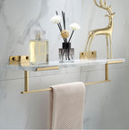 Lagos marble towel rack